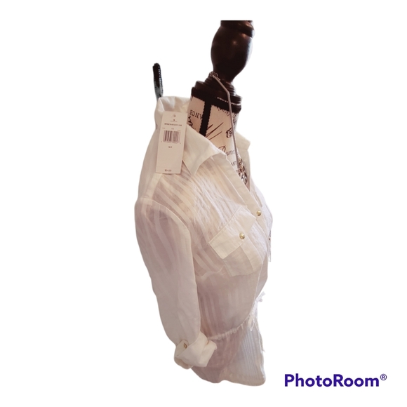 NWT Tommy Hilfiger White Dress/Coverup - Picture 5 of 10